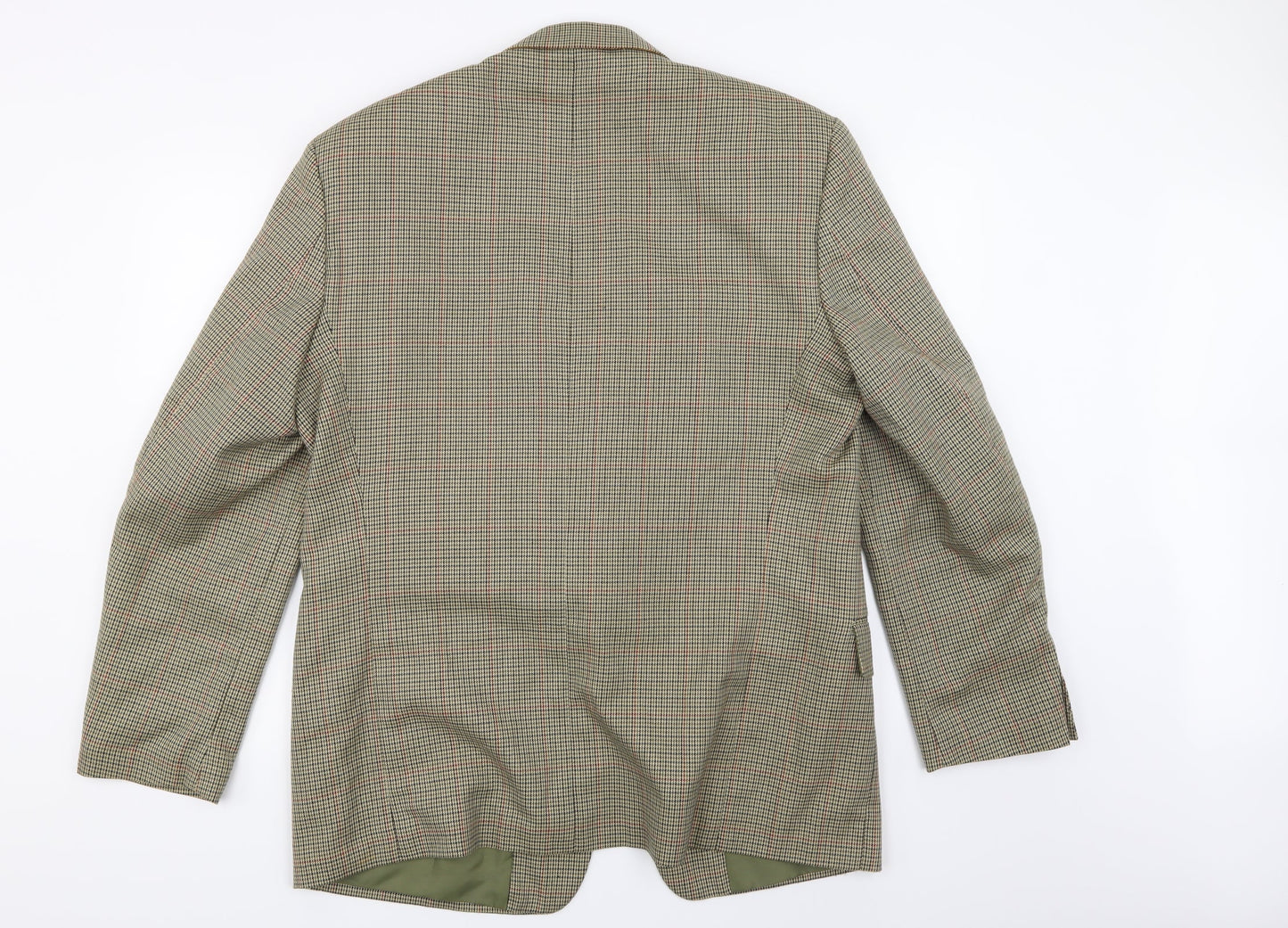 Avenue Mens White Check  Jacket Suit Jacket