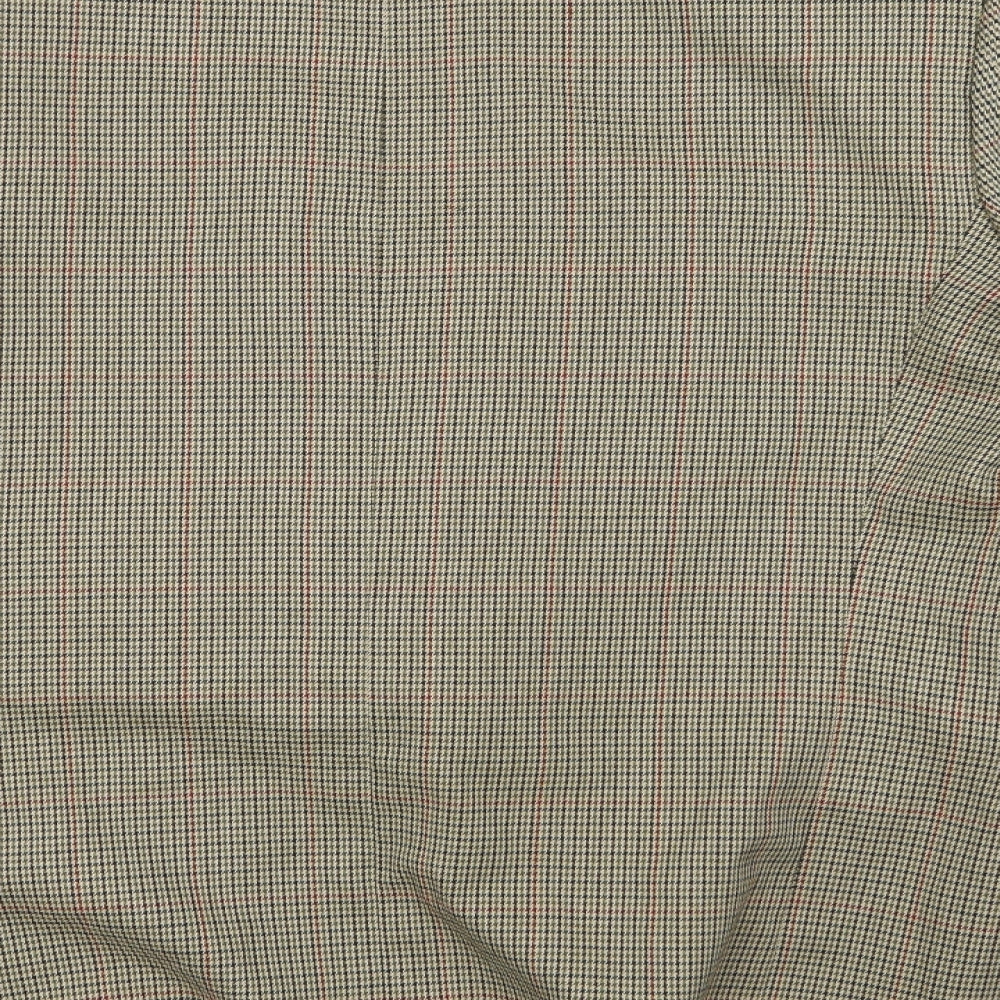 Avenue Mens White Check  Jacket Suit Jacket