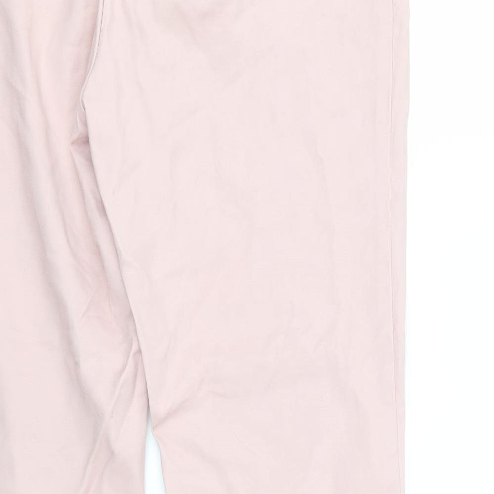 Womens UK Size 12 F&F Regular Fit  Pink Trousers