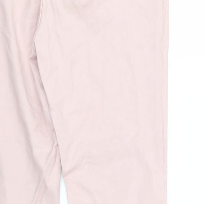 Womens UK Size 12 F&F Regular Fit  Pink Trousers