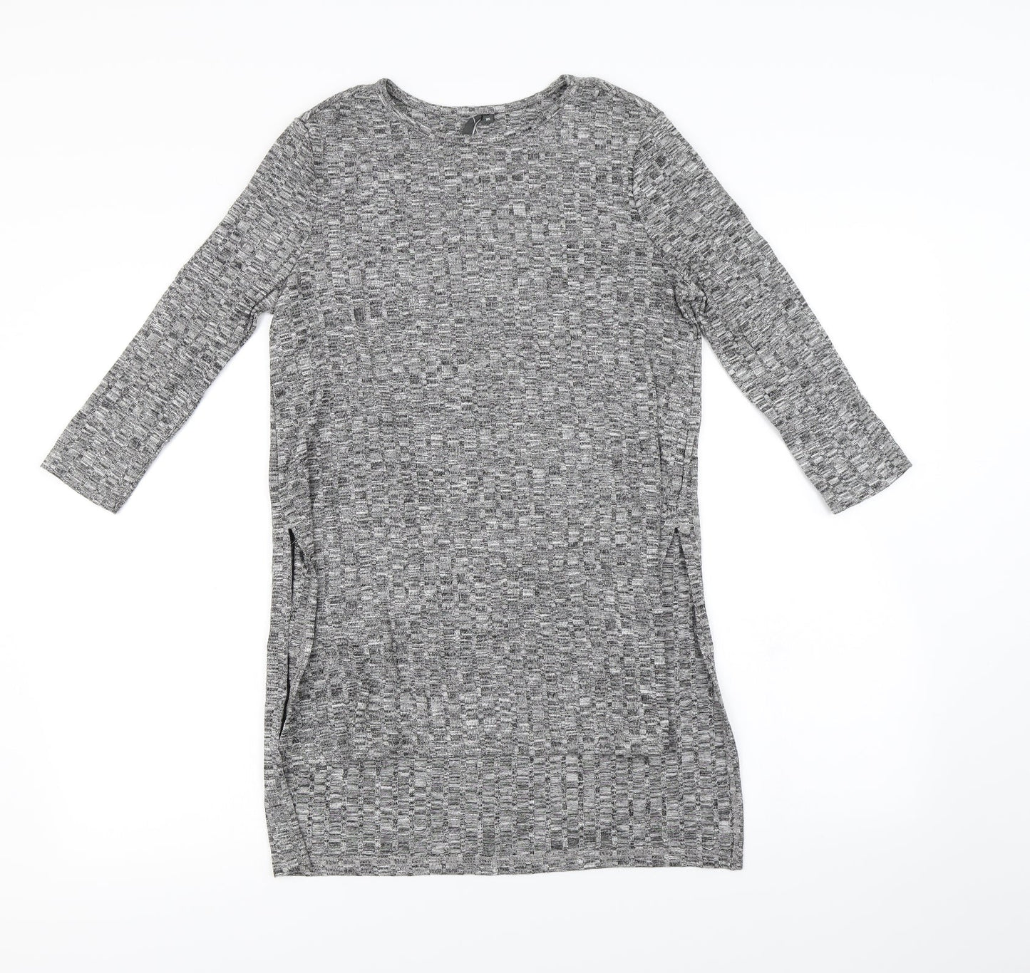 L.O.V Womens Grey   Basic T-Shirt Size XS