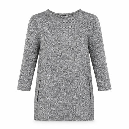 L.O.V Womens Grey   Basic T-Shirt Size XS