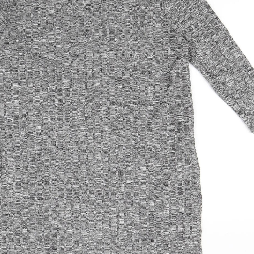 L.O.V Womens Grey   Basic T-Shirt Size XS