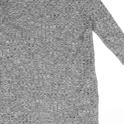 L.O.V Womens Grey   Basic T-Shirt Size XS