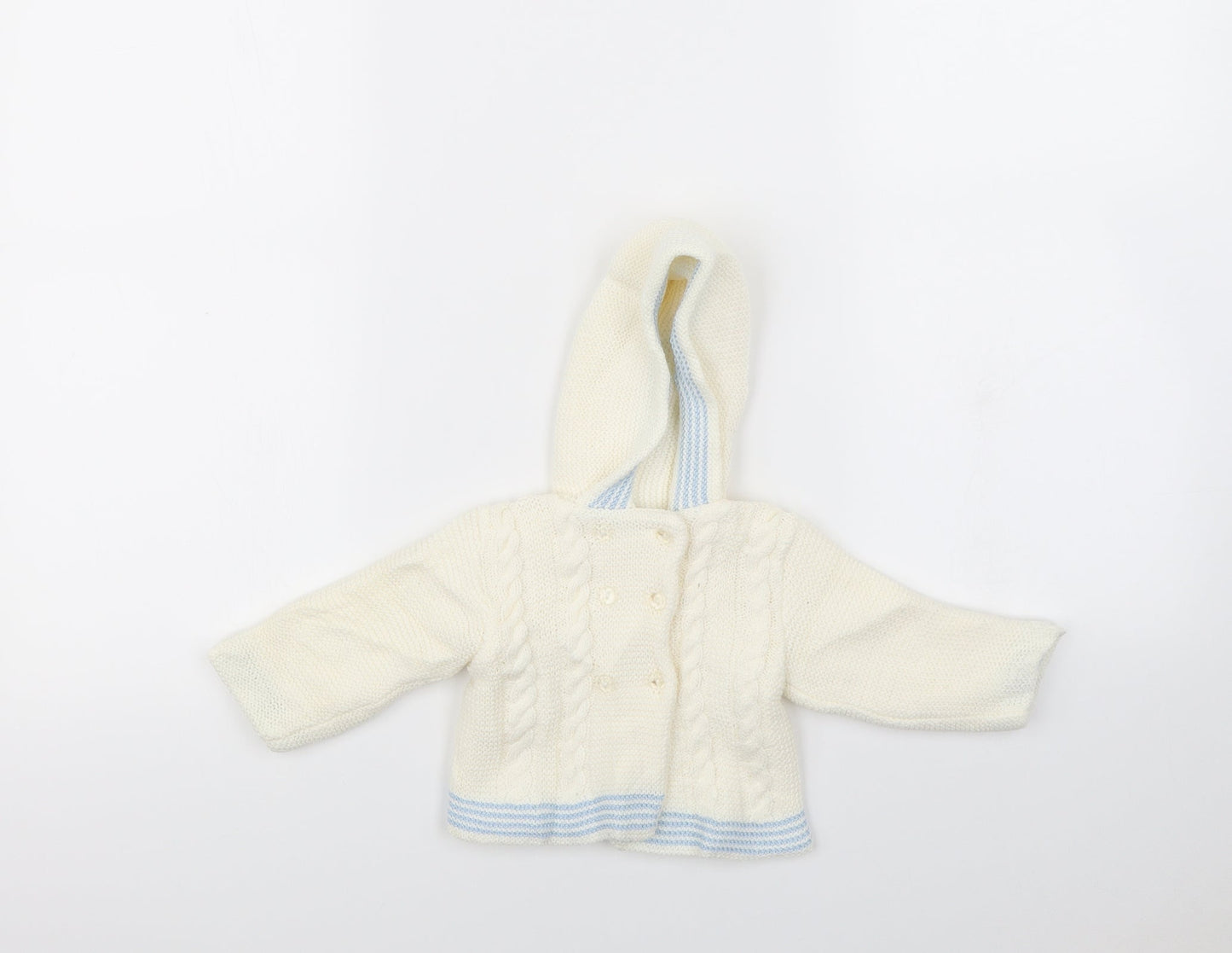 Zip Zap Baby Ivory   Cardigan Jumper Size 0-3 Months