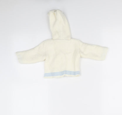 Zip Zap Baby Ivory   Cardigan Jumper Size 0-3 Months
