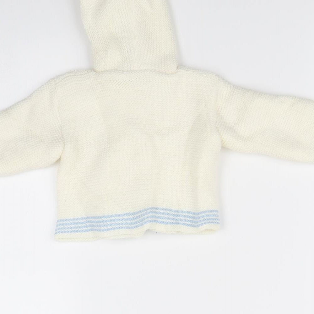 Zip Zap Baby Ivory   Cardigan Jumper Size 0-3 Months