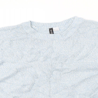 Divided Womens Blue   Pullover Jumper Size L