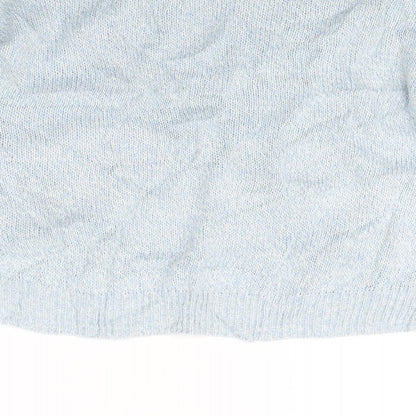 Divided Womens Blue   Pullover Jumper Size L