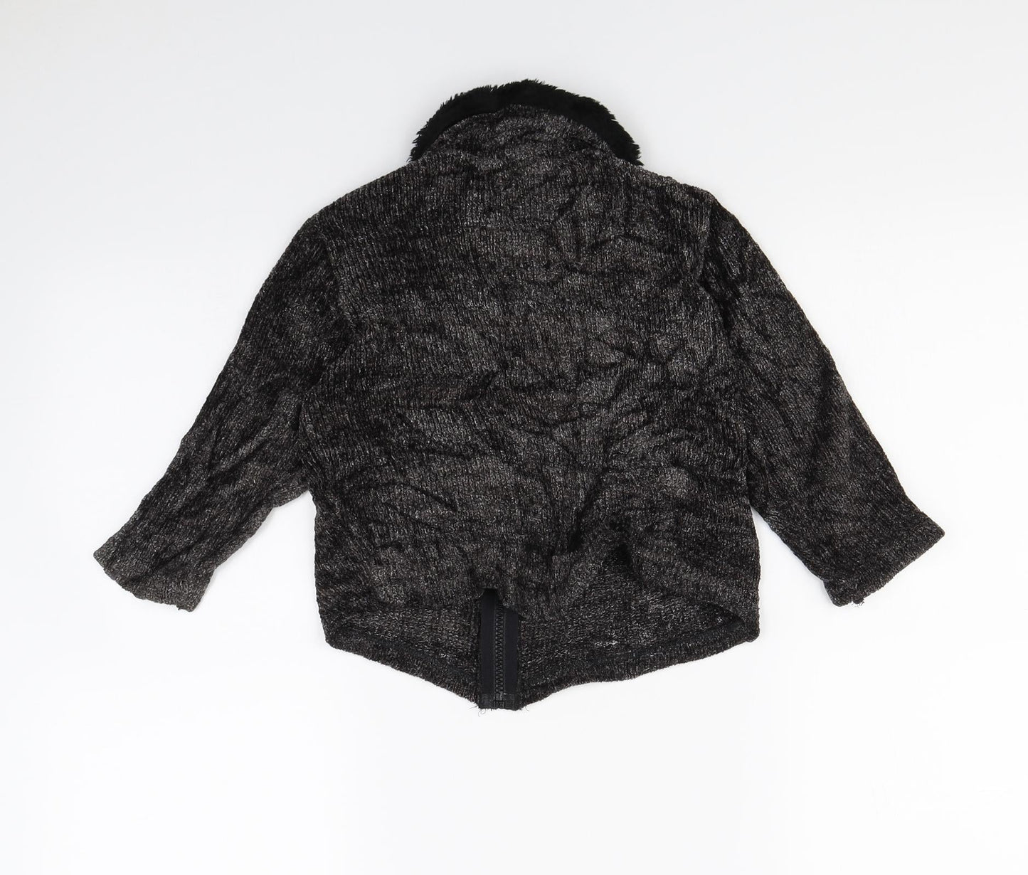NOKAIO Girls Black   Cardigan Jumper Size 4 Years