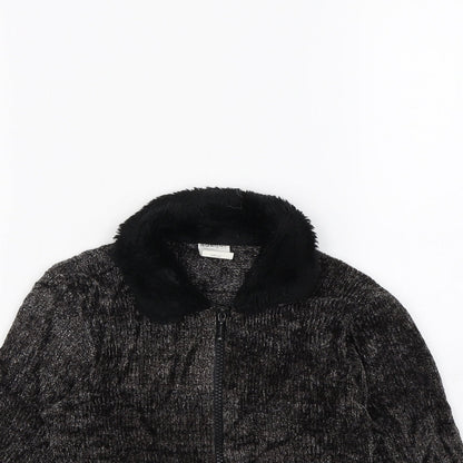 NOKAIO Girls Black   Cardigan Jumper Size 4 Years