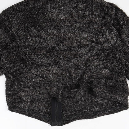 NOKAIO Girls Black   Cardigan Jumper Size 4 Years