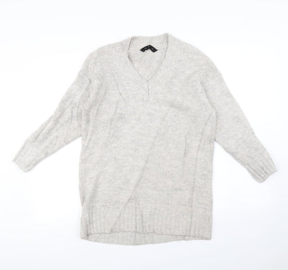 F&F Womens Grey   Pullover Jumper Size 8