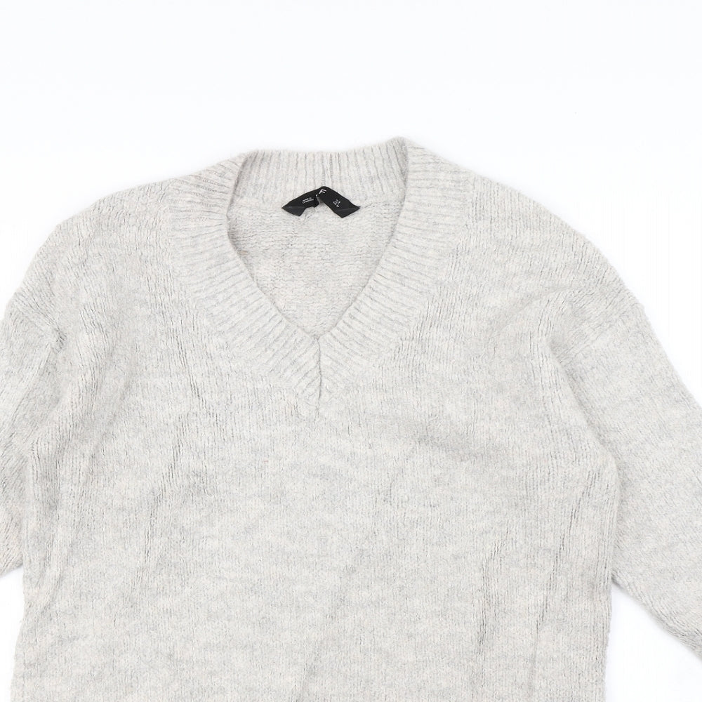 F&F Womens Grey   Pullover Jumper Size 8