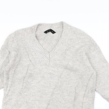 F&F Womens Grey   Pullover Jumper Size 8