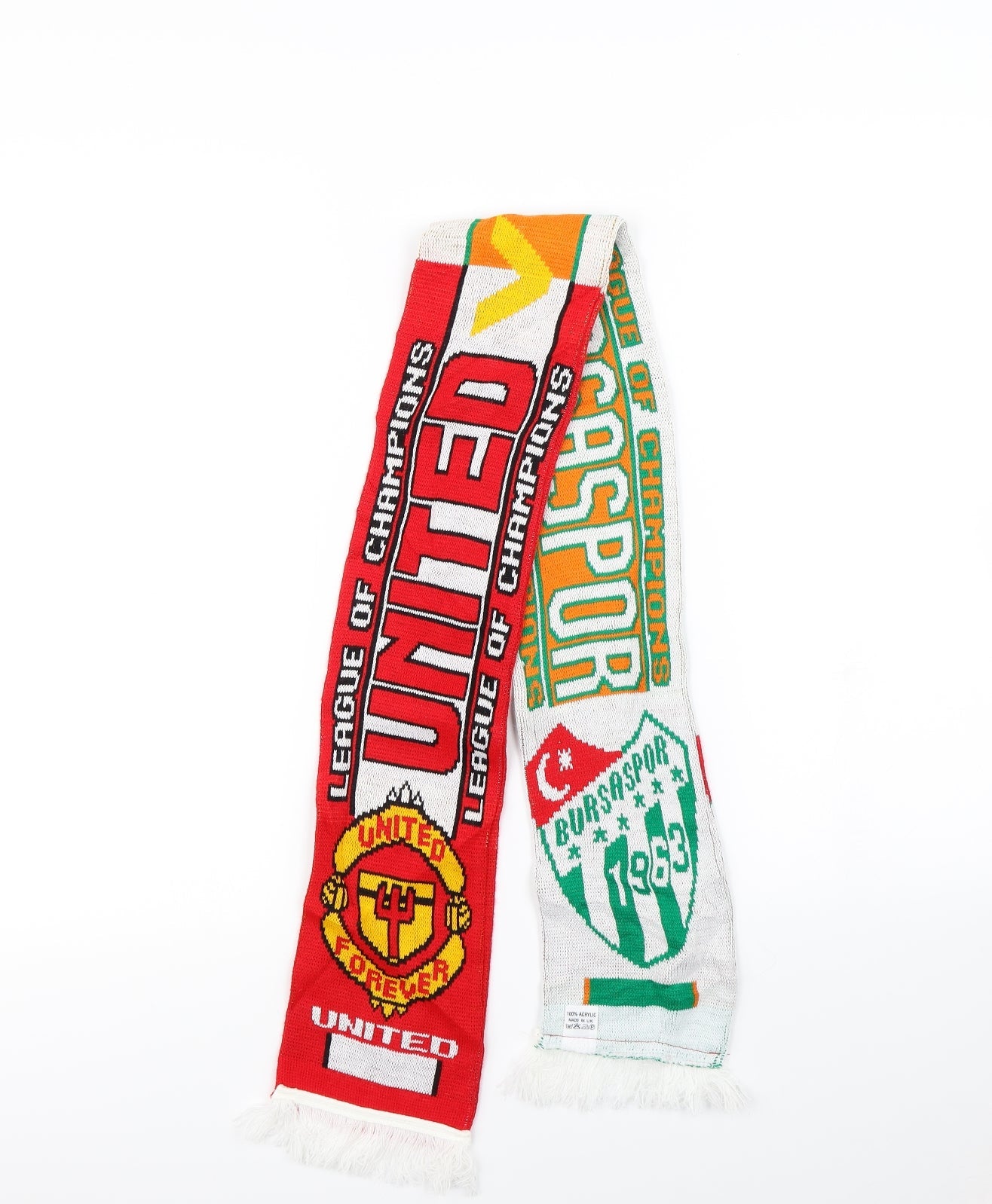 man united Mens Red   Scarf  One Size  - Man United