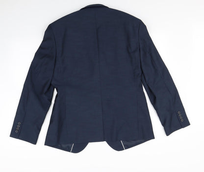 Mens UK Size S Preworn Regular Blue Suit
