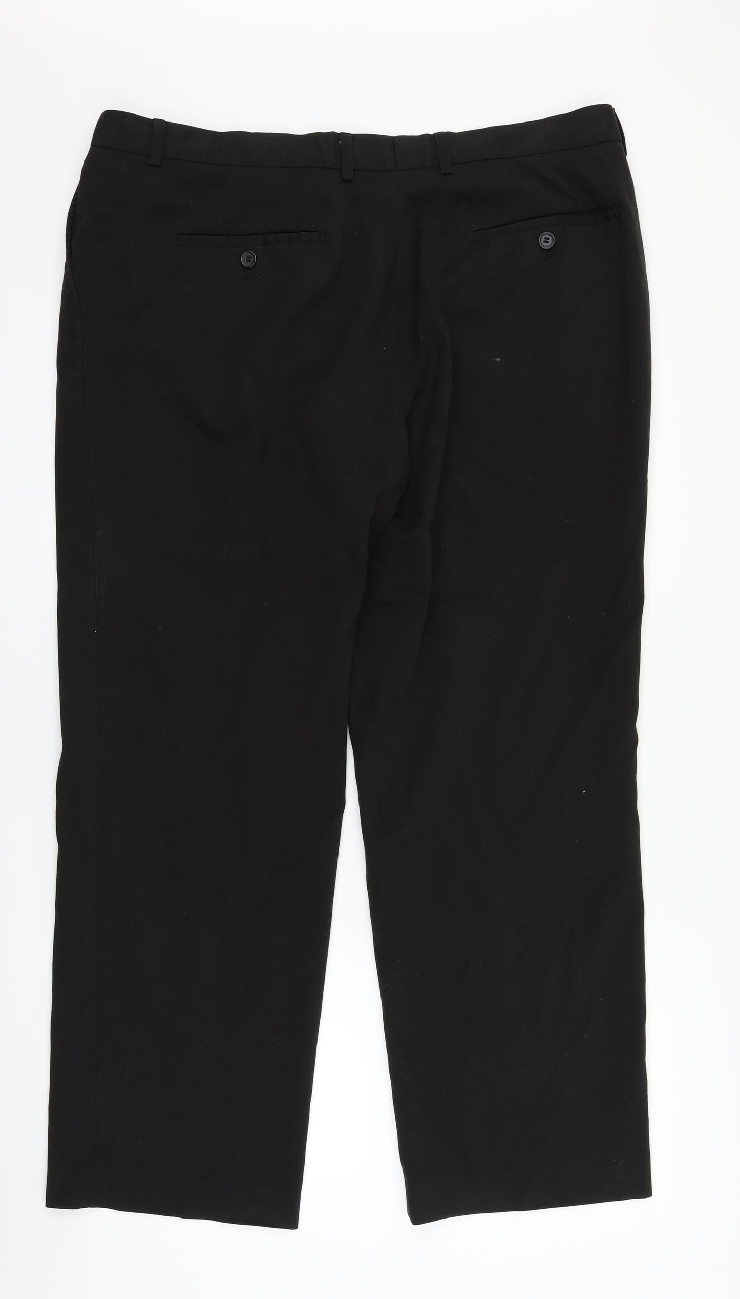 good souls Mens Black   Trousers  Size 38 L28 in