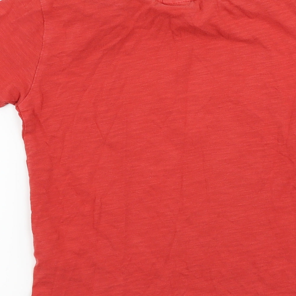 Next Boys Red   Basic T-Shirt Size 4 Years  - marvel iron man