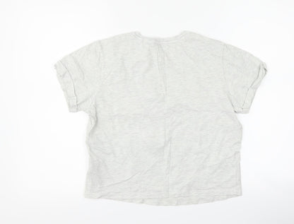 New Look Girls Grey   Top Pyjama Top Size L  - boring next