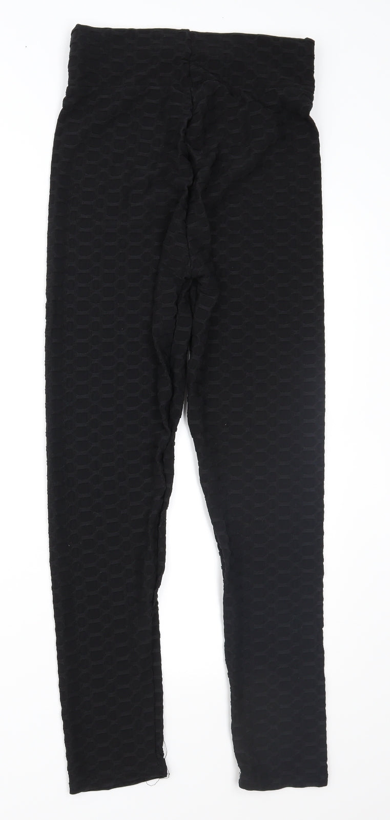Womens UK Size S Preworn  Carrot Black Leggings