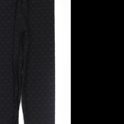 Womens UK Size S Preworn  Carrot Black Leggings