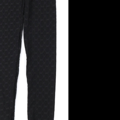 Womens UK Size S Preworn  Carrot Black Leggings
