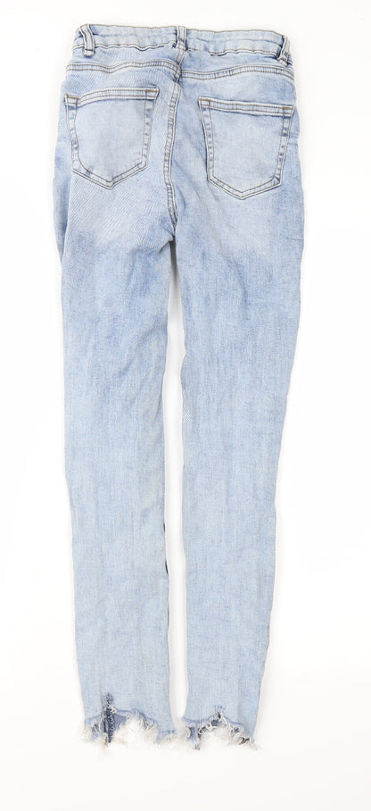 New Look Womens Blue  Denim Skinny Jeans Size 6 L27 in