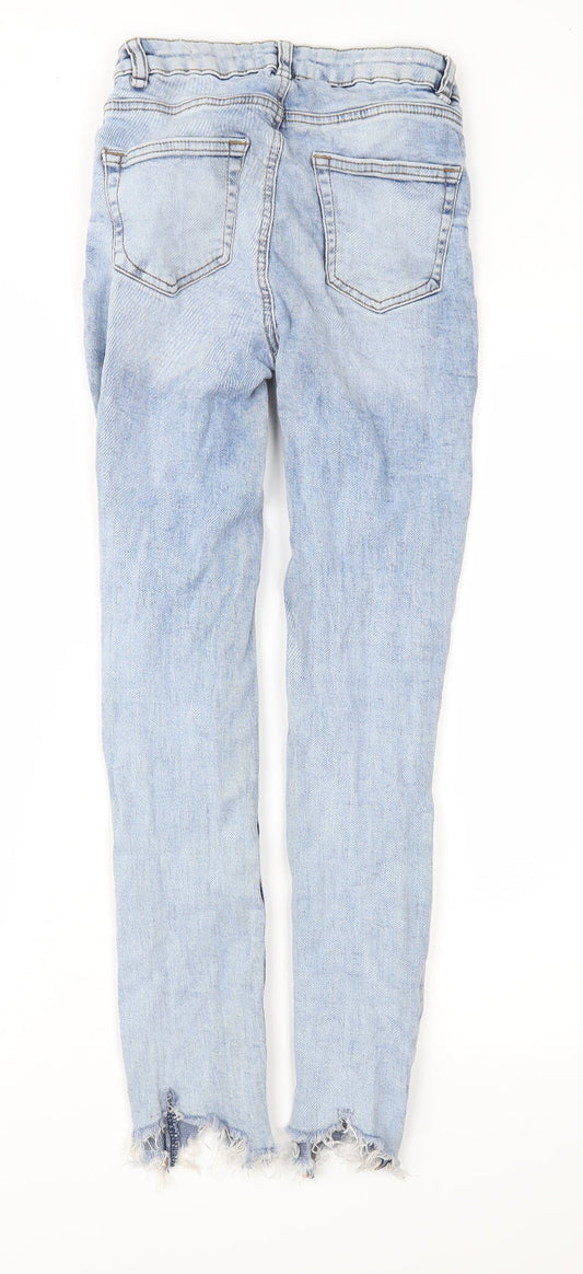 New Look Womens Blue  Denim Skinny Jeans Size 6 L27 in