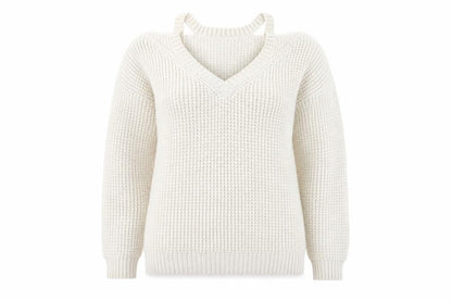 New Look Womens Beige  Knit Pullover Jumper Size S