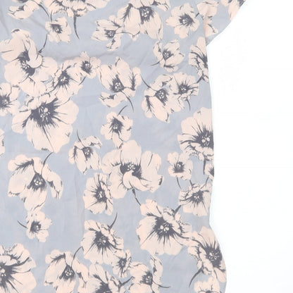 Womens UK Size 6 New Look Grey Basic Blouse