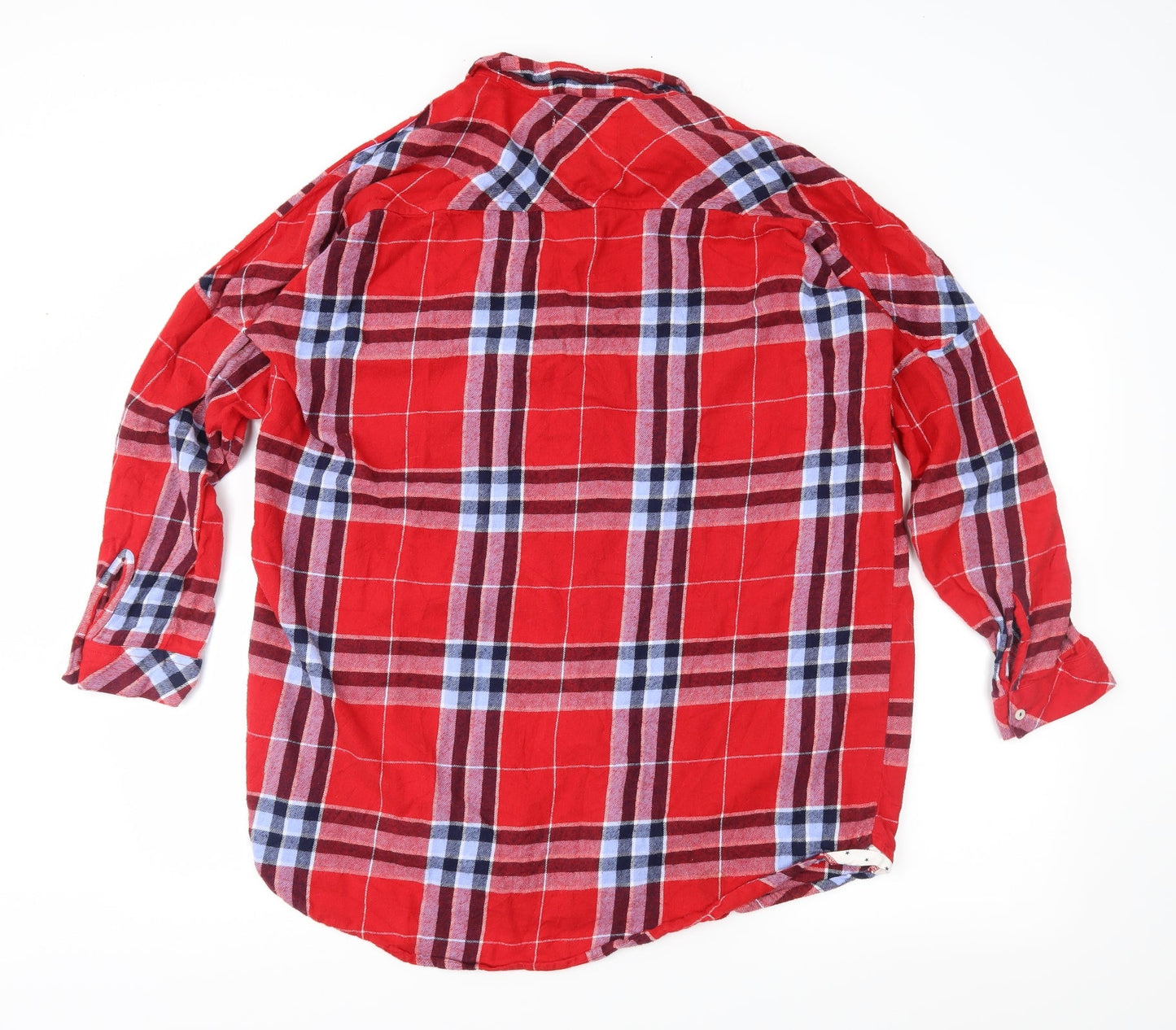 F&F Womens Red Check   Nightshirt Size 12