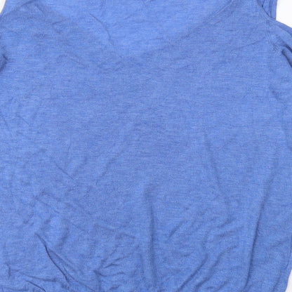 MNG Womens Blue  Knit Pullover Jumper Size S