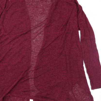 H&M Womens Purple  Taffeta Cardigan Jumper Size S