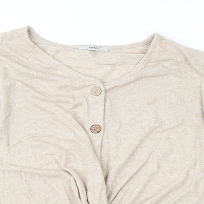 George Womens Beige  Knit Pullover Jumper Size 10
