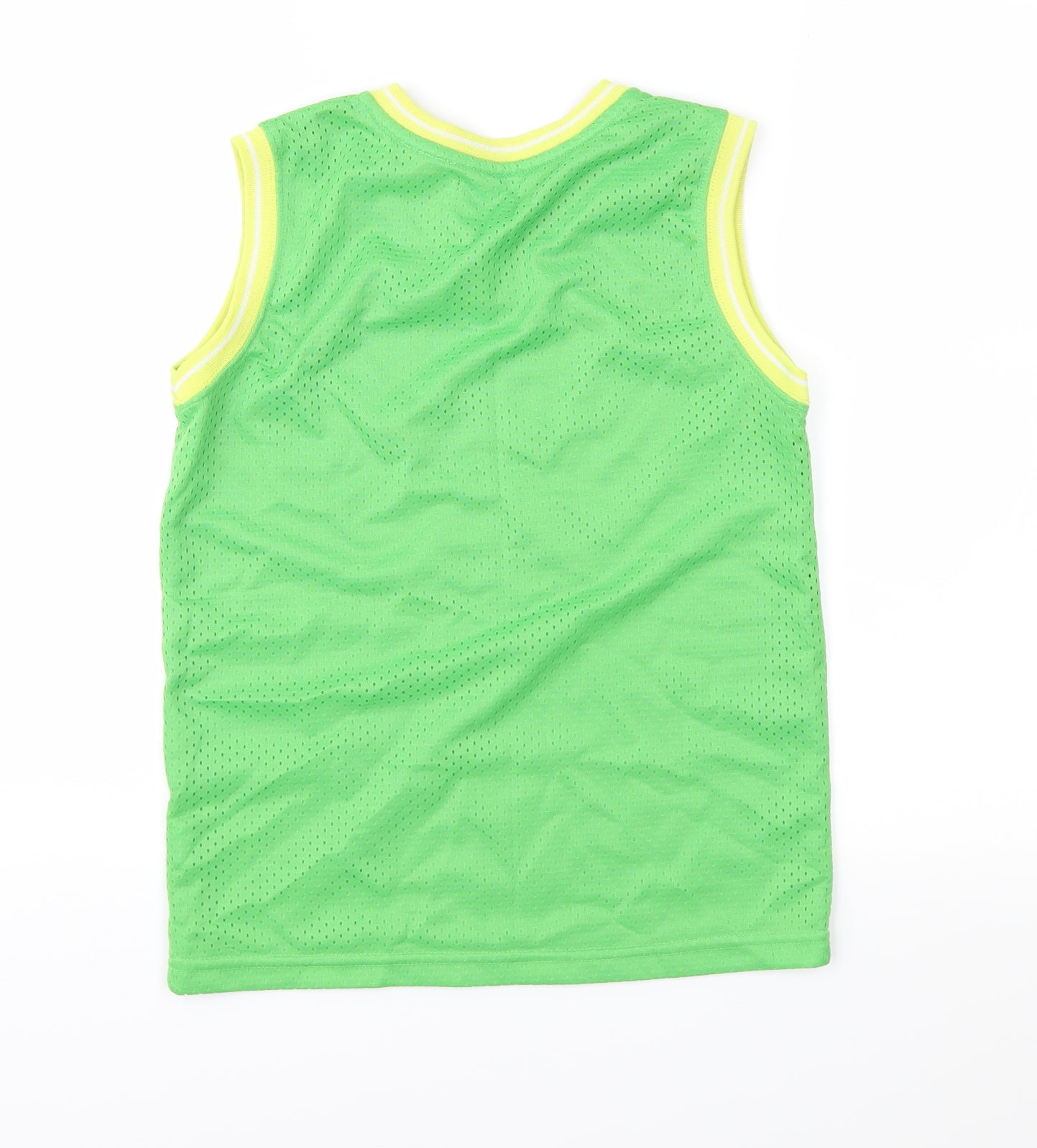 Rebel Boys Green   Pullover T-Shirt Size 9-10 Years