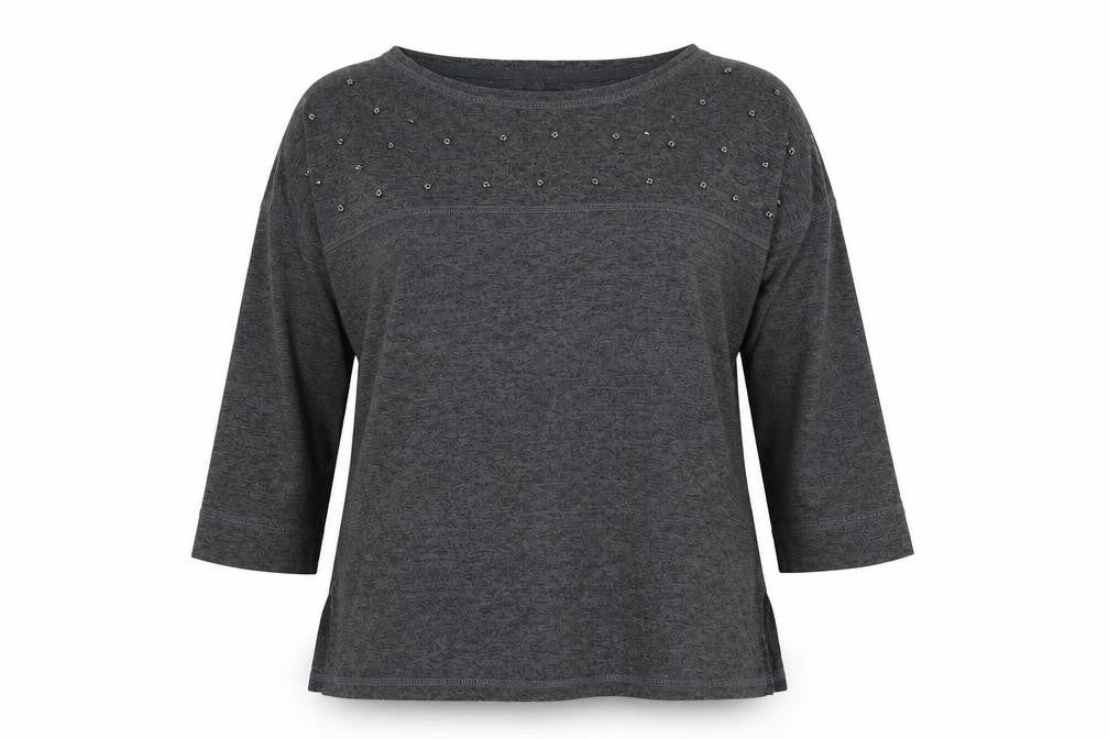 Womens UK Size 10 NEXT Grey Basic T-Shirt