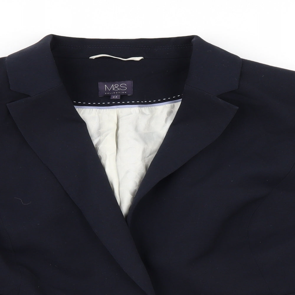 Marks and Spencer Womens Blue   Jacket Suit Size 2