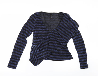 Zara Womens Blue   Pullover Jumper Size M