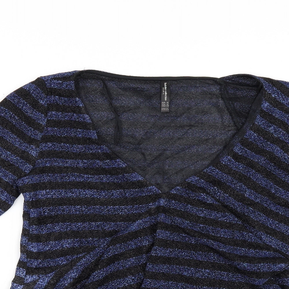 Zara Womens Blue   Pullover Jumper Size M