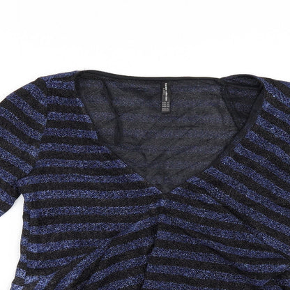 Zara Womens Blue   Pullover Jumper Size M