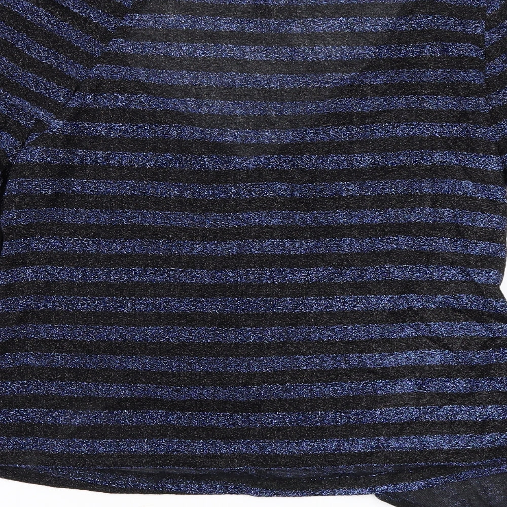 Zara Womens Blue   Pullover Jumper Size M