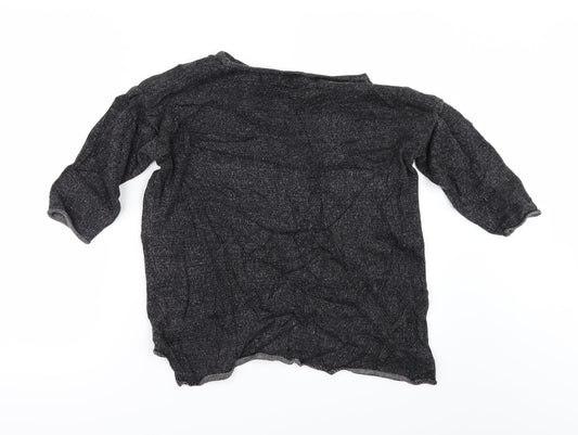 Golddigga Womens Grey   Basic T-Shirt Size 10