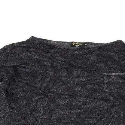 Golddigga Womens Grey   Basic T-Shirt Size 10