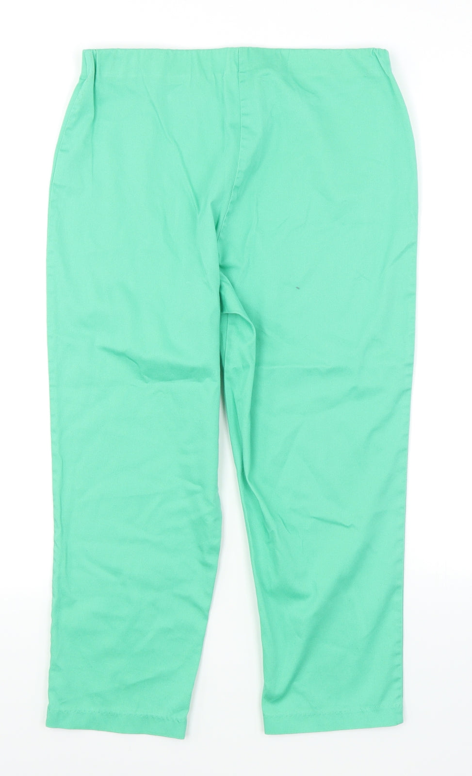 Simply Stockshop Womens Green   Capri Trousers Size 10 L20 in