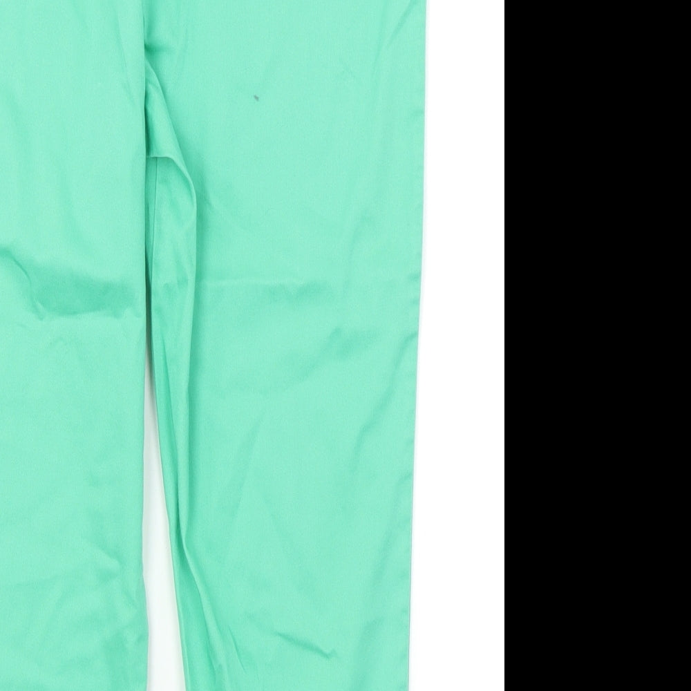 Simply Stockshop Womens Green   Capri Trousers Size 10 L20 in
