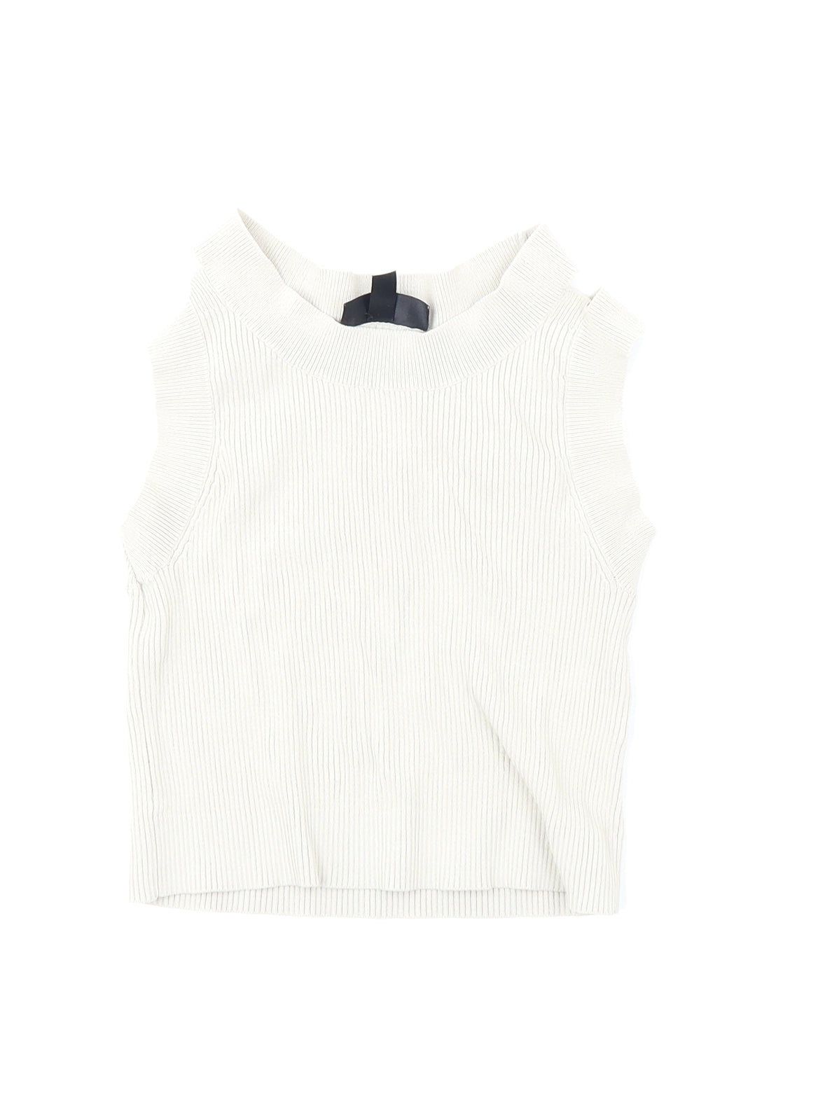 Womens UK Size 6 Topshop Beige Cropped Tank