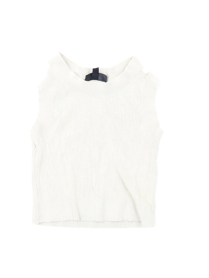 Womens UK Size 6 Topshop Beige Cropped Tank