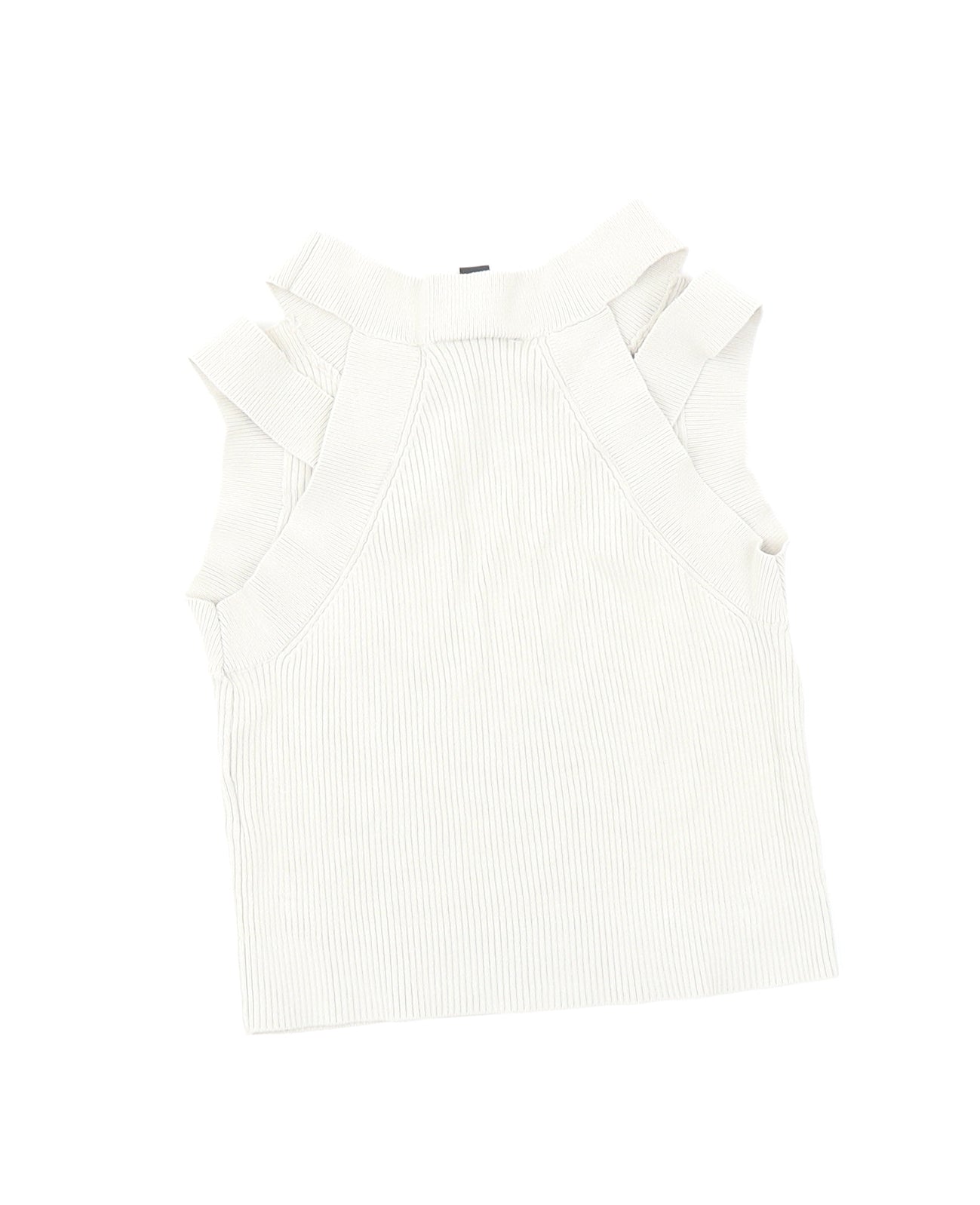 Womens UK Size 6 Topshop Beige Cropped Tank