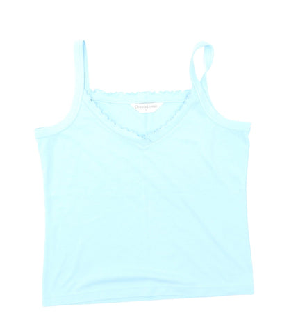 Womens UK Size L Donna Lewis Blue Camisole T-Shirt
